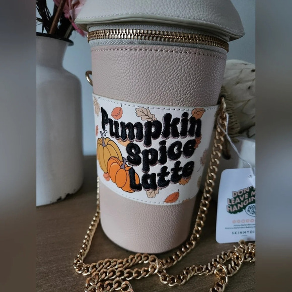 SkinnyDip Pumpkin Spice Latte Crossbody Purse - Picture 3 of 8